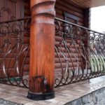 Использование кованных ограждений для террас и балконов