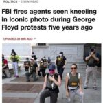 ФБР уволило около 20 агентов за коленопреклонение в поддержку BLM в 2020 году