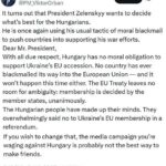 Премьер Венгрии Орбан дал отповедь Зеленскому