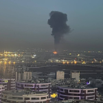 Дым видно из космоса: Иранская атака превратила базу США в пылающий факел