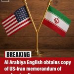 Al Arabiya опубликовал текст меморандума о взаимопонимании между США и Ираном