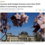 Германия планирует увеличить заимствования до 203 млрд евро в 2027 году на оборону и инвестиции