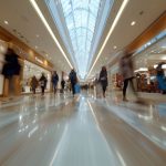 Трафик торговых центров снизился на 2% в первом полугодии